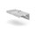 Hendi Wandabzugshaube Profi Line mit Edelstahlfilter mit LED 1000x700x450mm