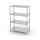 Hendi Lagerregal mit 4 Böden Kitchen Line aus Edelstahl 1000x500x1800mm