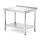 Hendi Arbeitstisch Kitchen Line mit Grundboden und Aufkantung 1000x700x850mm