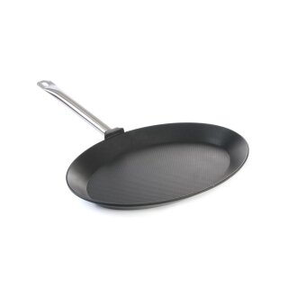 Hendi Fischpfanne aus Aluminium mit marmorierte Antihaftbeschichtung