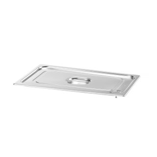 Hendi GN-Deckel mit Silikonrand Profi Line GN 1/1 aus Edelstahl