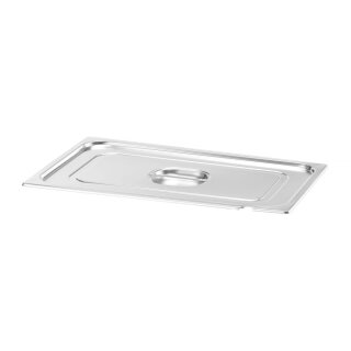 Hendi GN-Deckel mit Löffelaussparung Profi Line GN1/1 aus Edelstahl