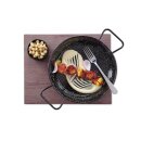Hendi Paellapfanne emailiert für Gasgrill geeignet mit Ø240mm und 2 Griffe