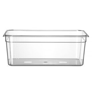 Hendi Behälter GN1/1 mit 24 Liter und transparent aus Polykarbonat