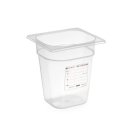 Gastronorm Behälter 1/6, HENDI, GN 1/6, 3,4L, Transparent, 176x162x(H)200mm