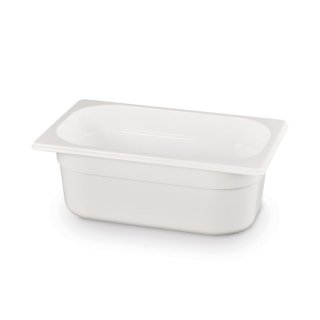 Gastronorm Behälter 1/4, HENDI, GN 1/4, 1,8L, Weiß, 265x162x(H)65mm