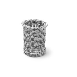 Hendi Besteckhalter in grau aus PolyrattanØ100mm