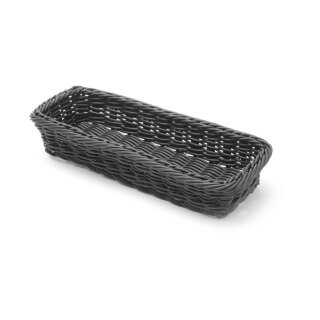 Hendi Besteckhalter in schwarz aus Polyrattan