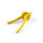 Zitruspressen, Bar up, gelb (für Zitronen), 223x75x(H)45mm