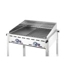 Hendi Gusseisen-Grillplatte für Green Fire Profi Line Grillgeräte