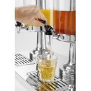 Getränkespender mit Eiszylinder & Tropfschale - HENDI Saftspender 16L