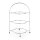 HENDI Teller-Etagere – 3-stufiger verchromter Tellerständer bis 27,5 cm