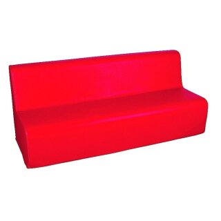 Sofa Soft 3 Sitzer,rot