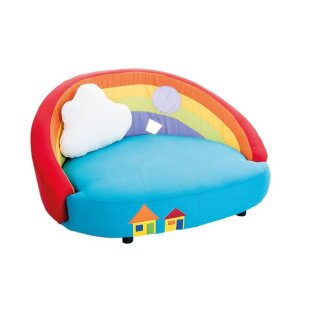 Kindersofa Regenbogen,Xtrem B1 Stoff