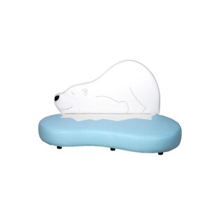 Kindersofa Polar Eisbär,Xtrem B1 Stoff