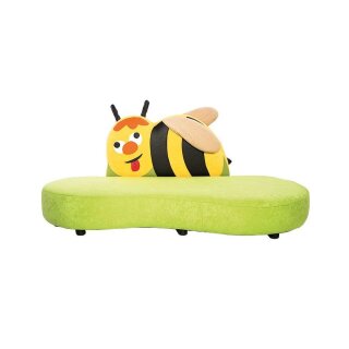 Kindersofa Biene,Microfaser