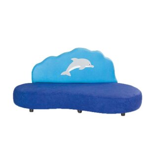 Kindersofa Delfin,Microfaser