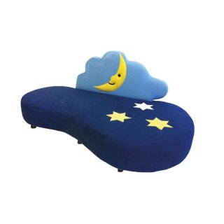 Kindersofa Mond Und Sterne,Kunstleder