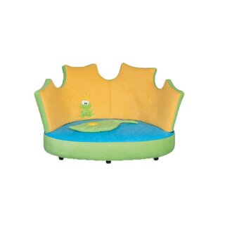 Kindersofa Froschkönig,Microfaser