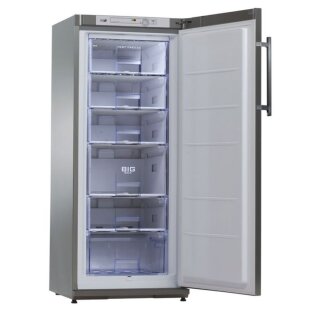 KBS Tiefkühlschrank Modell TK 221 mit 6 transparente Schubladen 202 Liter