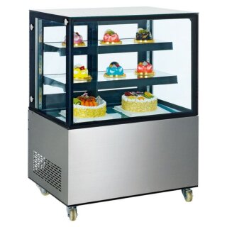 KBS Kuchen Tortenvitrine Cube 270 Liter 915x675x1210 mm Steckerfertig 230 Volt