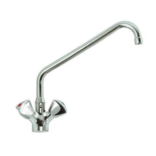 KBS Styl Knebel-Mischbatterie Mit Schwenkhahn 1/2 Zoll Wasseranschluß,26 l/min