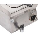 KBS Fritteuse mit Ablasshahn - 10 Liter, 6 kW, 400V