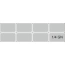 KBS Kühlaufsatz mit klappbaren CNS Deckel 1500x395x280 mm steckerfertig GN 1/3