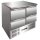 KBS Kühltisch 903x700x875 mm 4 Schubladen GN 1/1 Steckerfertig 230 Volt