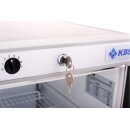 KBS Gewerbekühlschrank 129 Liter 600x600x850 mm Umluft Edelstahl Steckerfertig