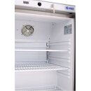 KBS Gewerbekühlschrank 129 Liter 600x600x850 mm Umluft Edelstahl Steckerfertig