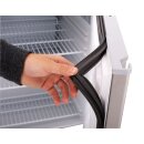 KBS Gewerbekühlschrank 129 Liter 600x600x850 mm Umluft Edelstahl Steckerfertig