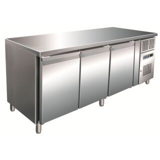 KBS Backwarenkühltisch 2020x800x860 mm Umluft steckerfertig 3 Türen 0,3 kW