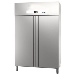 Gastro Edelstahlkühlschrank 1320 Liter - 2/1 GN, 2 Türen, Umluft