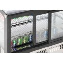 KBS Aufsatz Kühlvitrine880x566x680 mm Mit 2 Etagen Glasschiebetür Umluft
