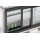 KBS Aufsatz Kühlvitrine880x566x680 mm Mit 2 Etagen Glasschiebetür Umluft