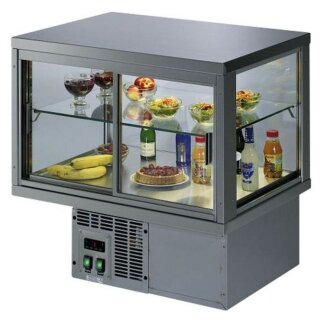 KBS Einbaukühlvitrine 625x610x540 mm mit Glasschiebetür automatische Abtauung