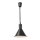 KBS Heizlampe Infrarot schwarz Eloxiert mit Leuchtmittel 275x275x250 mm