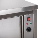 KBS Wärmeschrank 1400x600x850 mm ohne Aufkantung mit Schiebetüren Edelstahl
