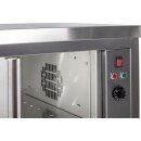 KBS Wärmeschrank mit Aufkantung 1500x700x850 mm Schiebetüren und Umluftheizung