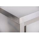 KBS Wärmeschrank mit Aufkantung 1500x700x850 mm Schiebetüren und Umluftheizung