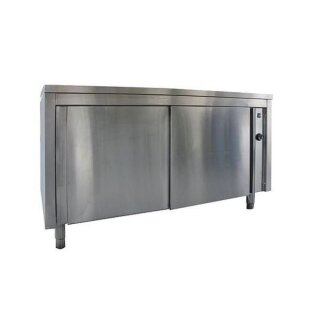 KBS Wärmeschrank 1600x700x850 mm ohne Aufkantung mit Schiebetüren Umluftheizung