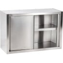 KBS Wandhängeschrank 1500x400x800 mm mit Schiebetüren und Zwischenboden