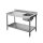 KBS Spültisch 1600x600x850 mm Becken links mit Aufkantung mit Grundboden