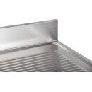 KBS Spülschrank 1200x700x850 mm mit 1 Becken Rechts mit Schiebetüren