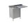 KBS Spülcenter 1200x700x850 mm 1 Becken links mit Unterschrank und Aufkantung