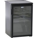 Schwarzer Getränkekühlschrank mit 130 Liter -...