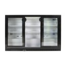 KBS Barkühlschrank mit 3 Schiebetüren, schwarz