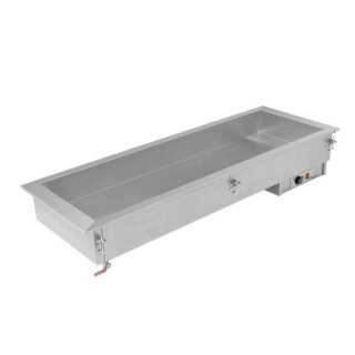 KBS Einbau Bain Marie 1115x610x304 mm Gn 3/1 steckerfertig 230 Volt Edelstahl