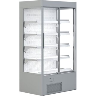 KBS Wandkühlregal 1320x720x2000 mm selbstschließende Isolierglas-Schiebetüren